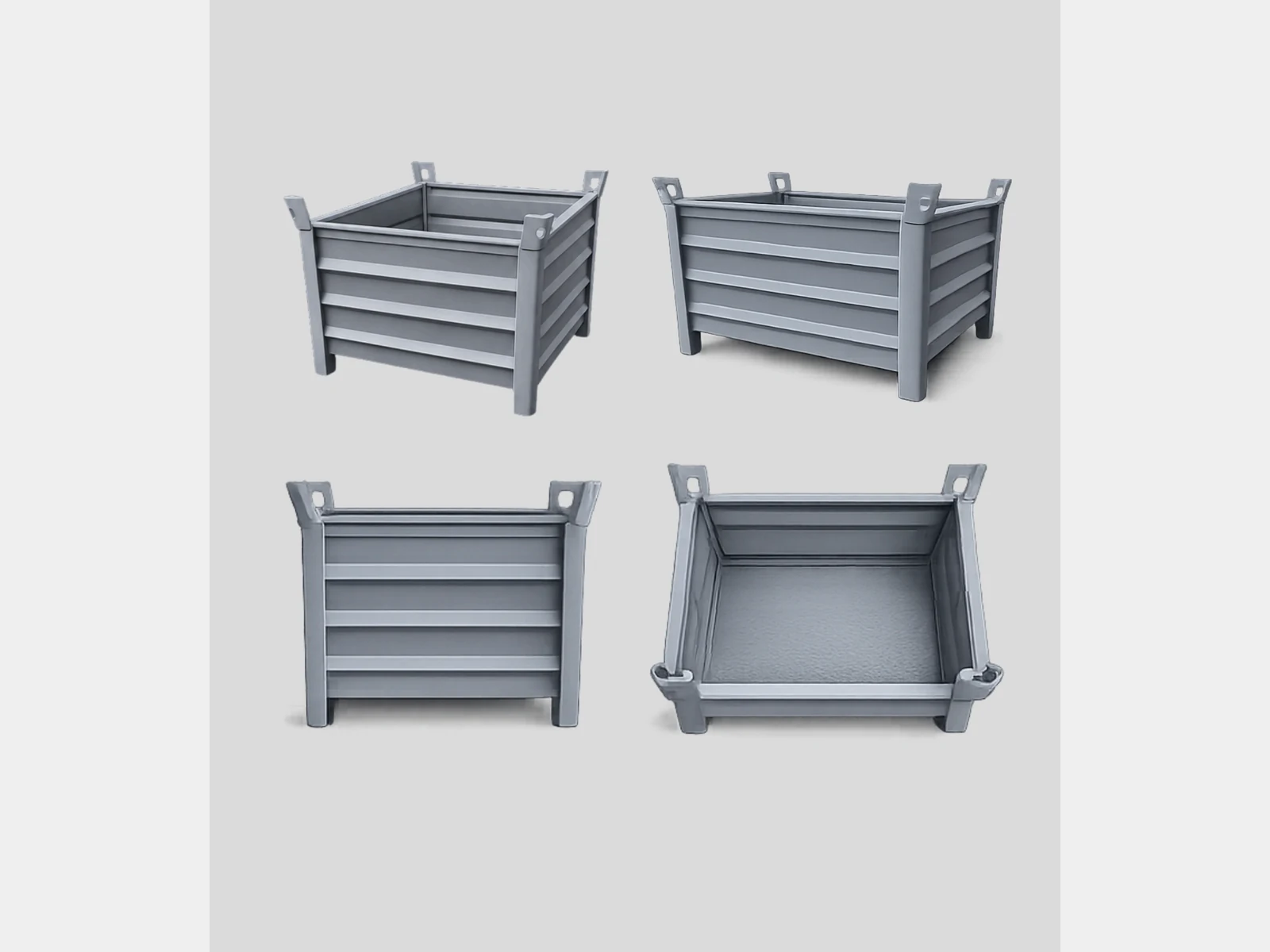 Contenedor Metálico Industrial Personalizado – Modelo 01