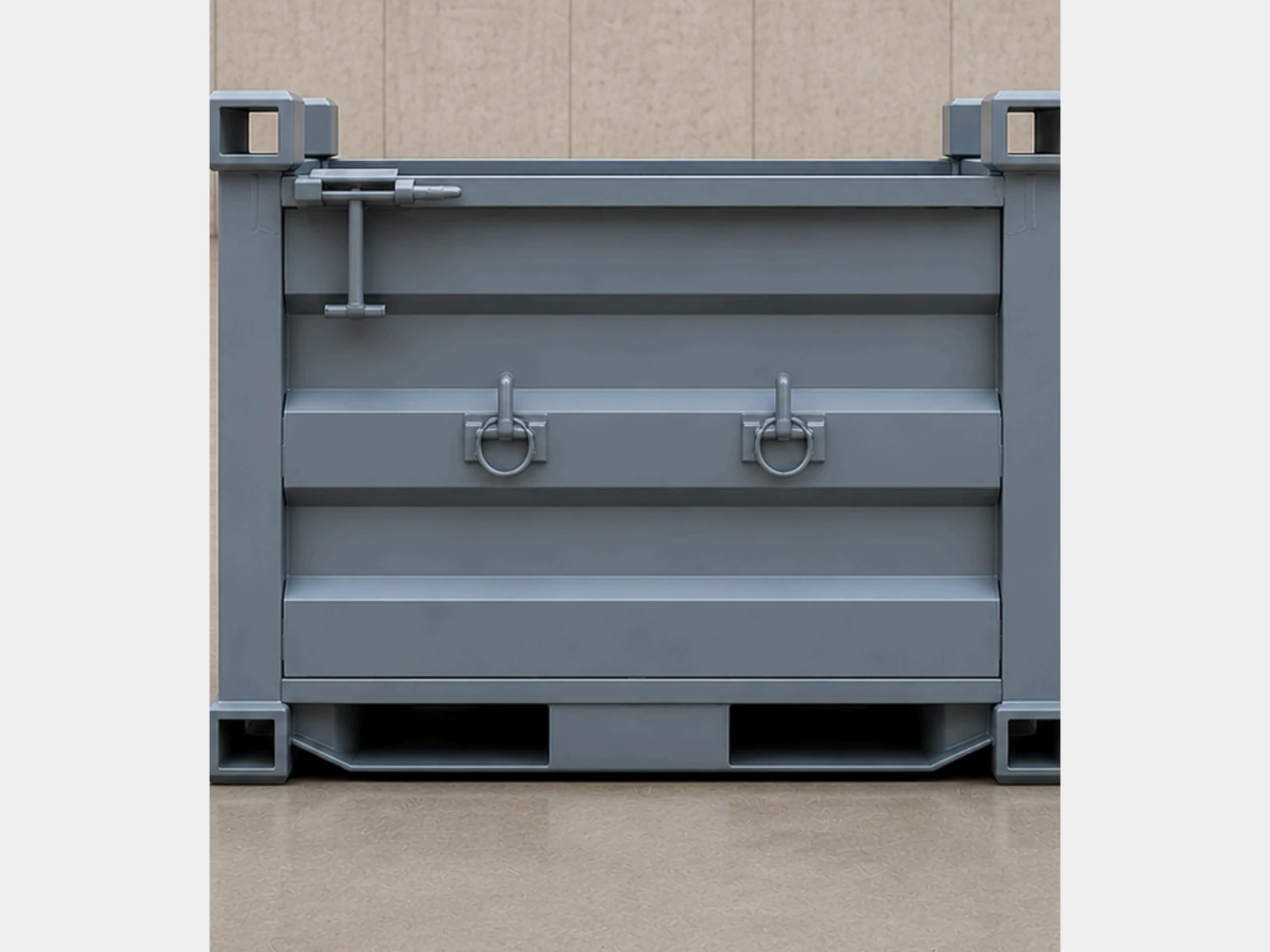 Contenedor Metálico Industrial Personalizado – Modelo 04